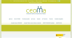 Desktop Screenshot of ceoma.org